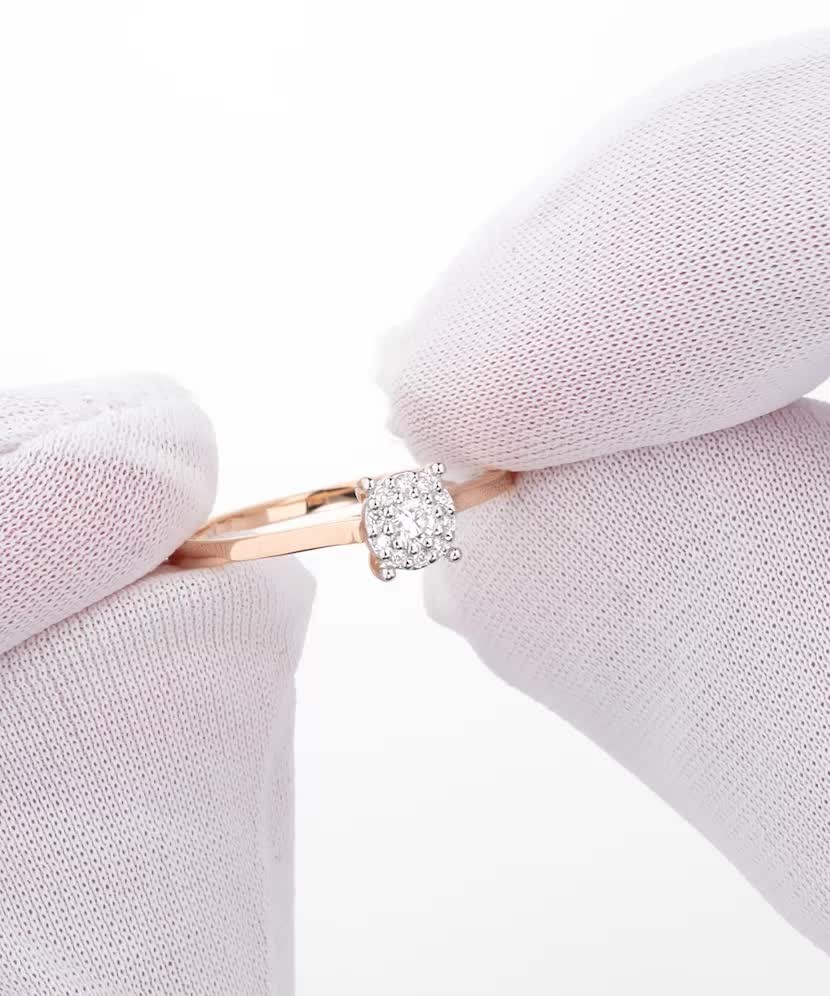 Kuldsõrmus briljantitega