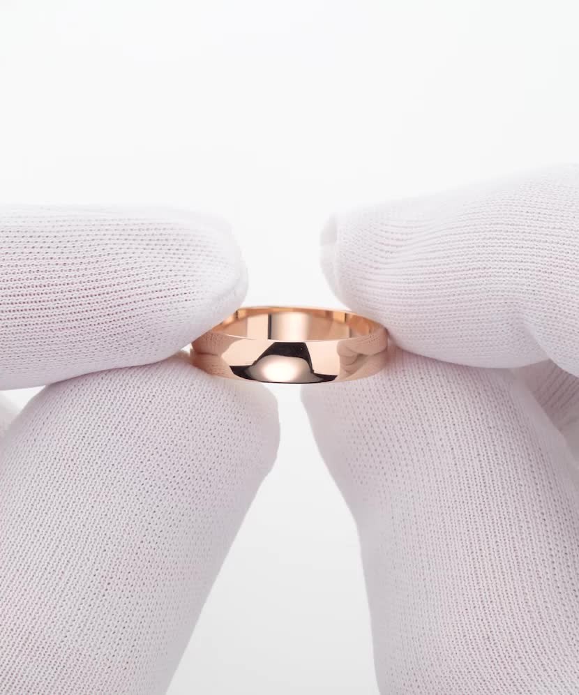 Kullast abielusõrmus 5mm mugavusega Goldinga A107-5K