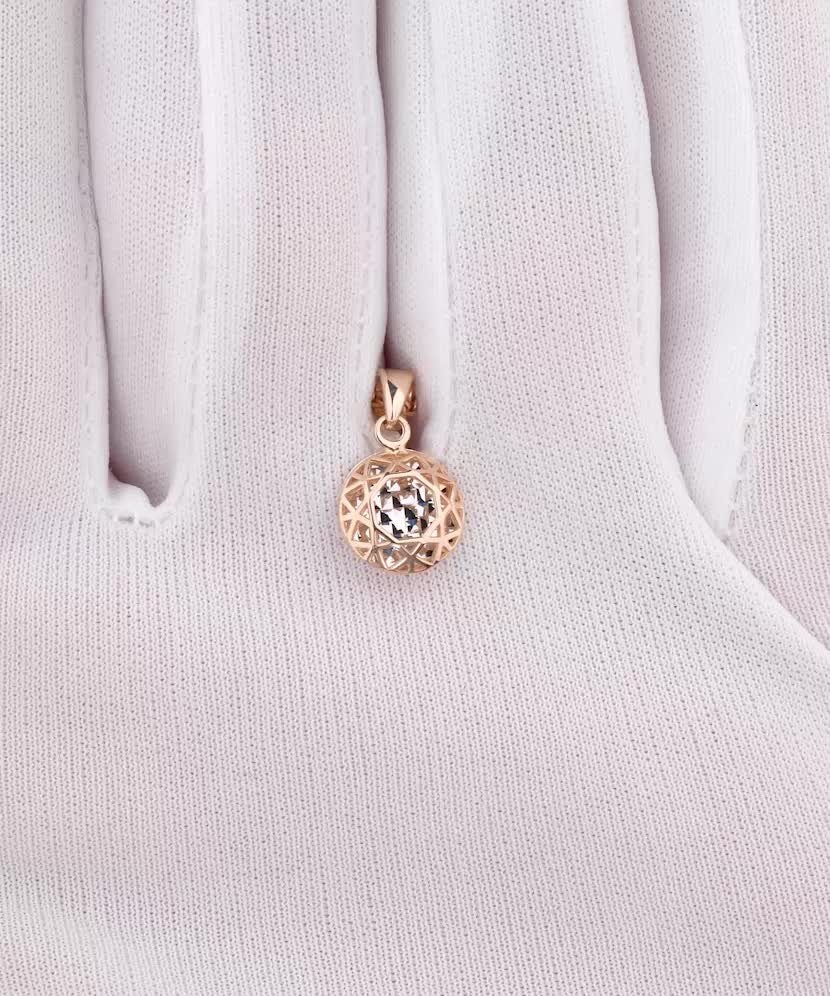 Золотой подвеска