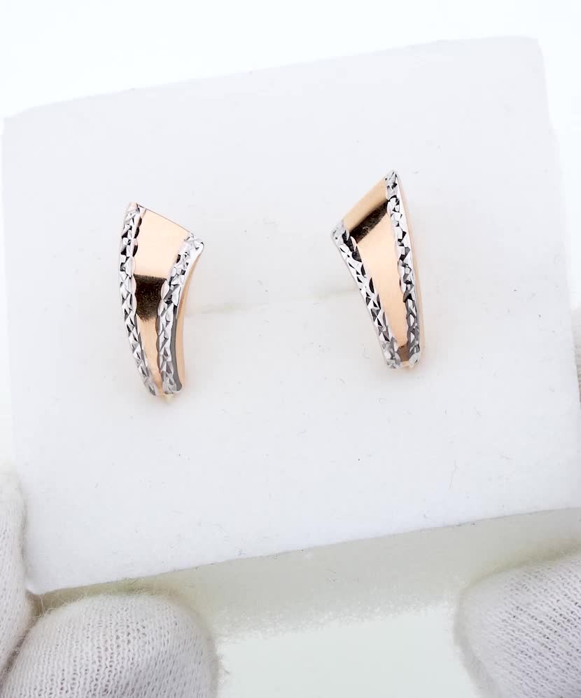 Золотые серьги