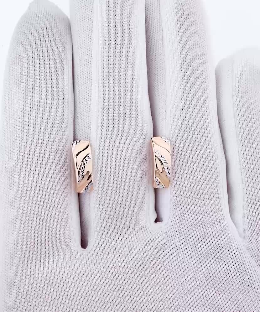 Золотые серьги