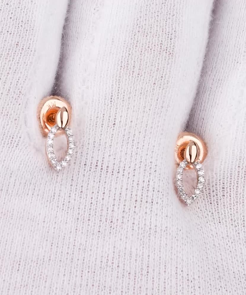 Kuldkõrvarõngad briljantidega - Goldinga