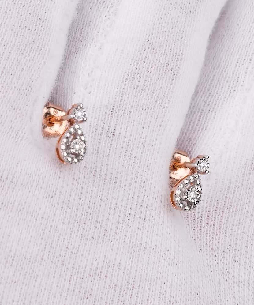 Kuldkõrvarõngad briljantidega - Goldinga