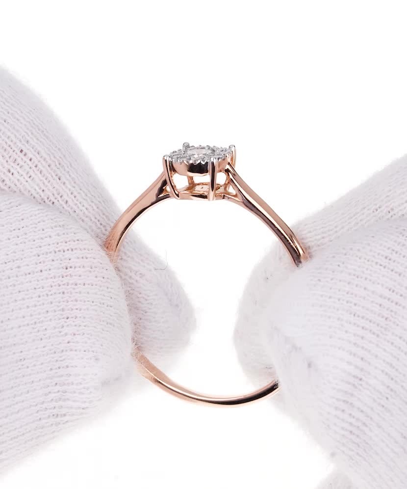 Kuldsõrmus briljantidega - Goldinga