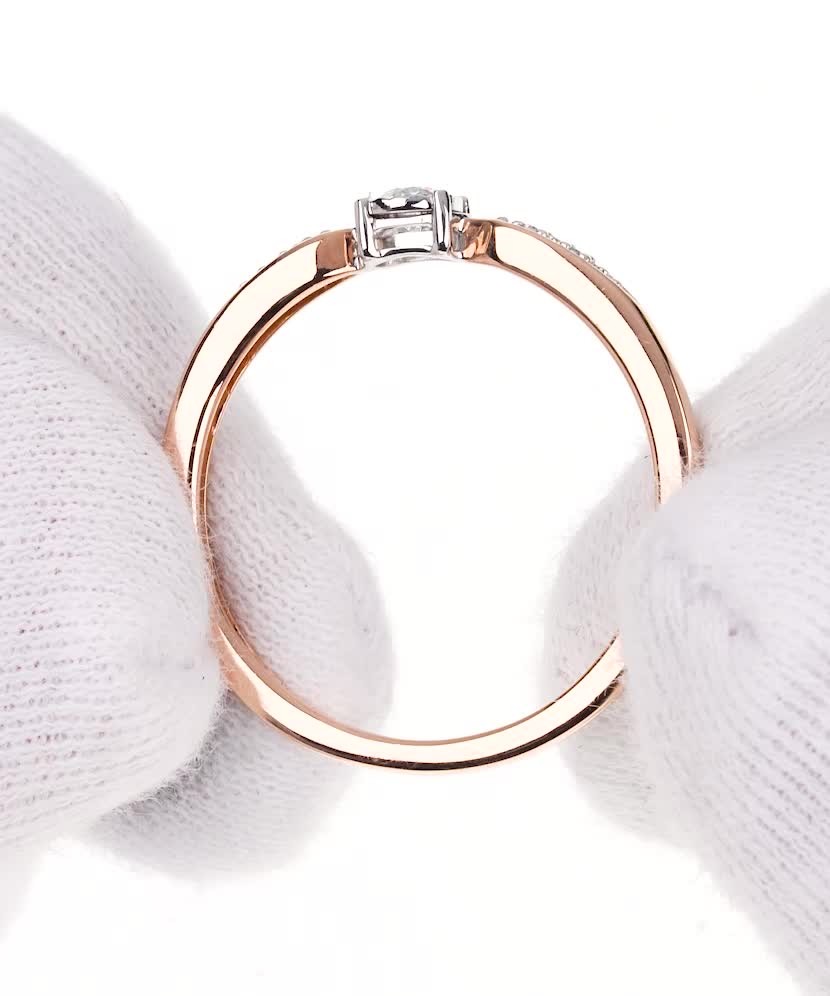 Kuldsõrmus briljandiga - Goldinga