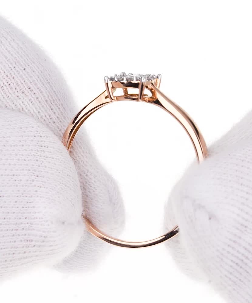 Kuldsõrmus briljantidega