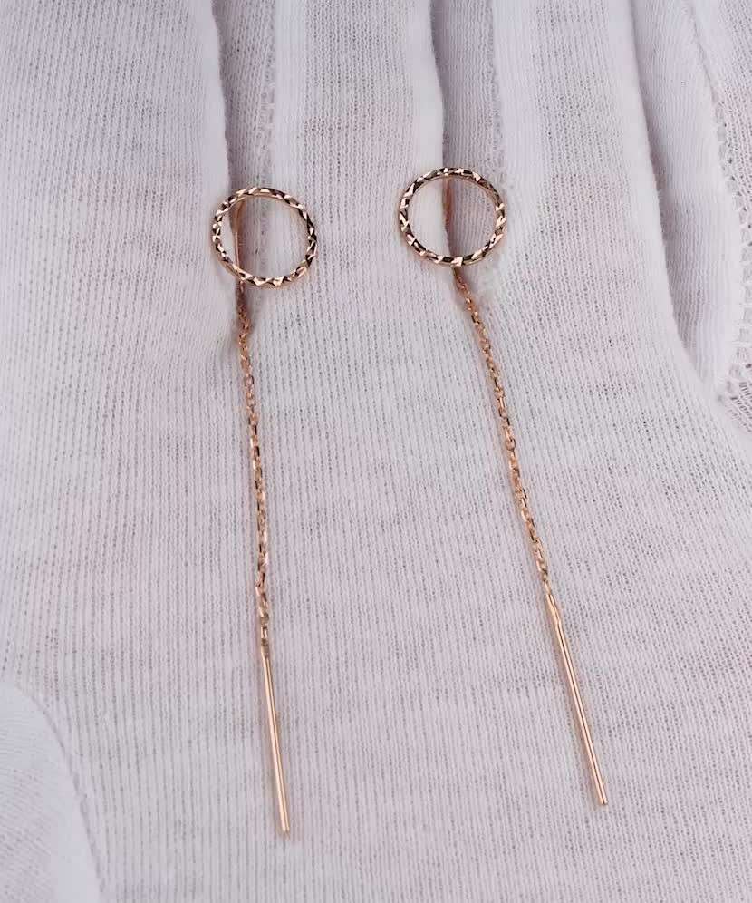 Золотые серьги