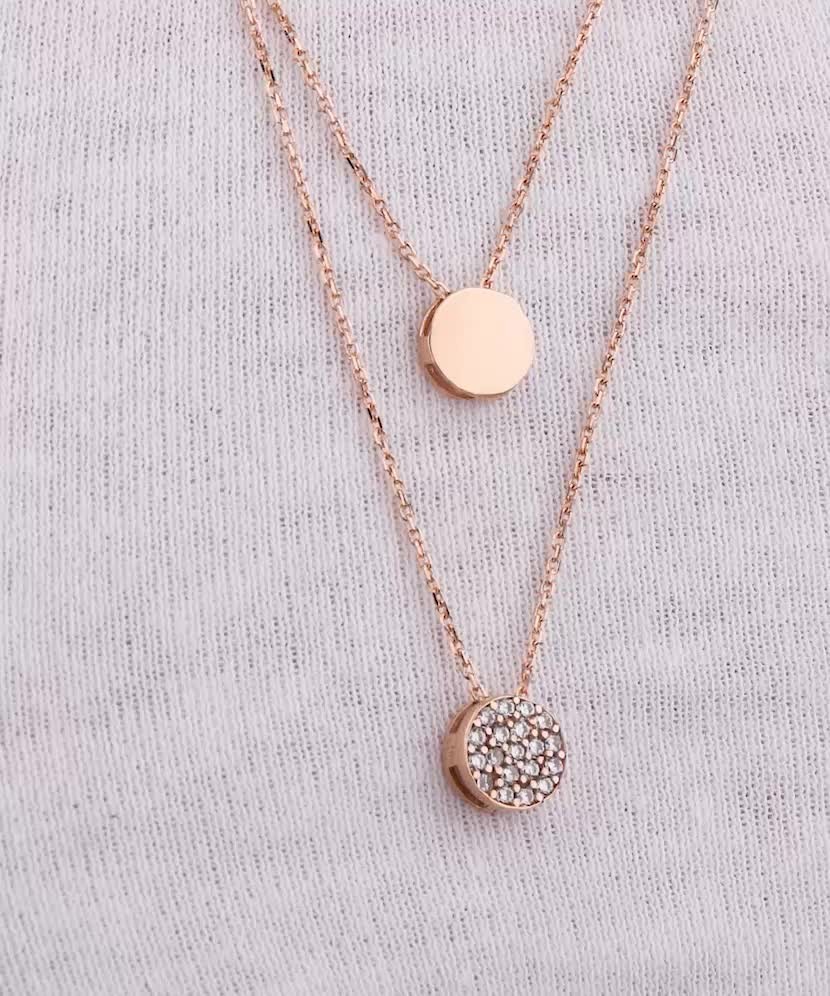 Kuldkett tsirkoonist ripatsiga - Kuldketid ripatsidega - Goldinga