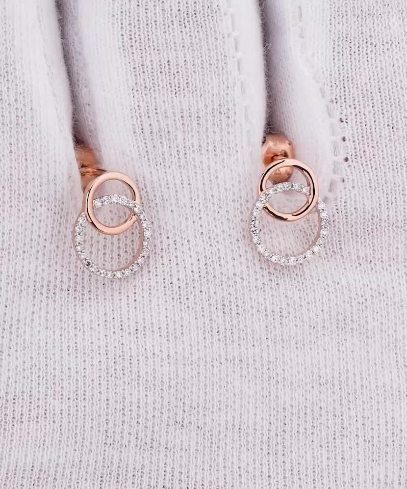 Серьги из золота с бриллиантами