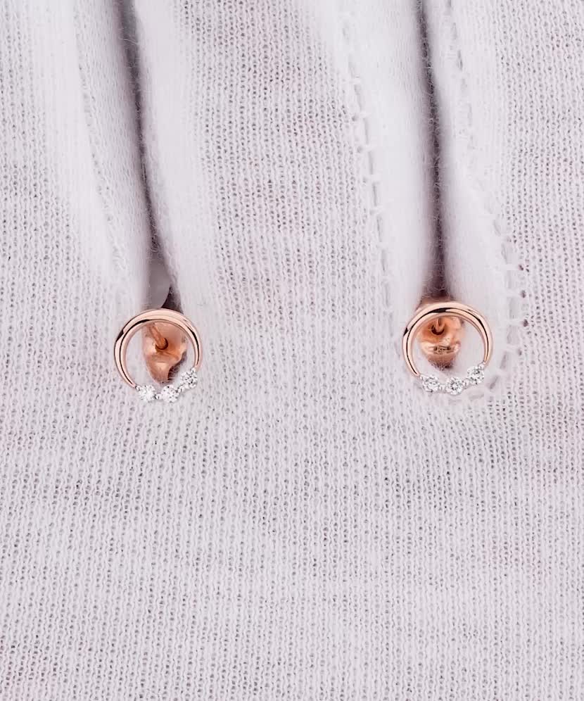 Серьги из золота с бриллиантами