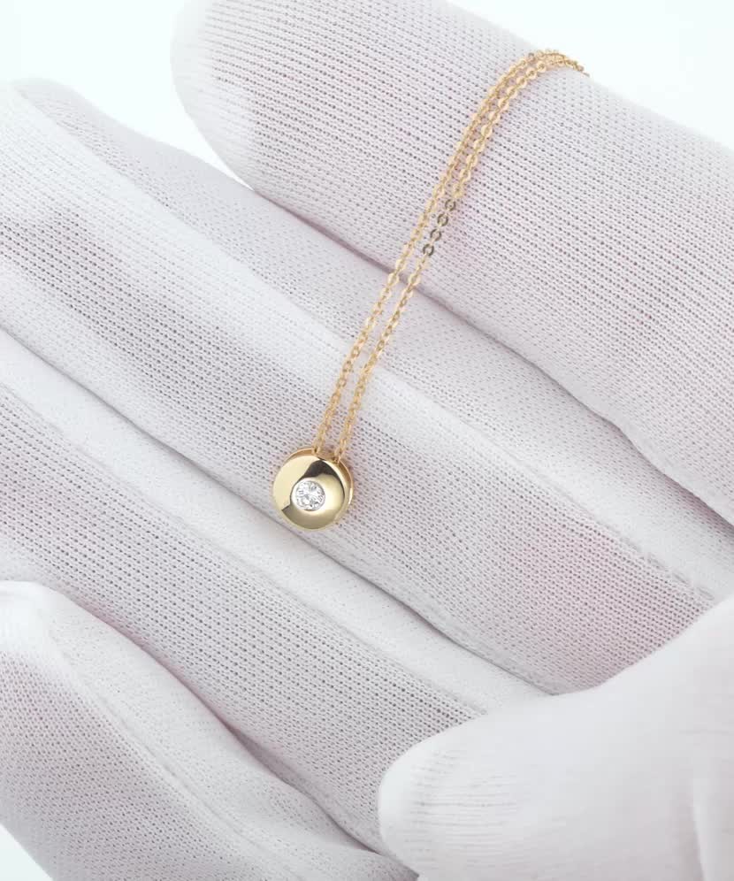 Kollase kuldkett briljantripatsiga