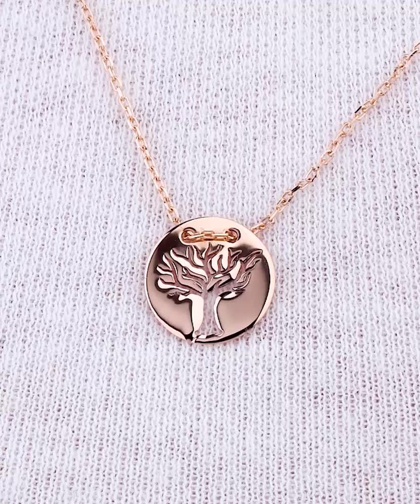 Золотая цепочка с подвеской "Дерево жизни"