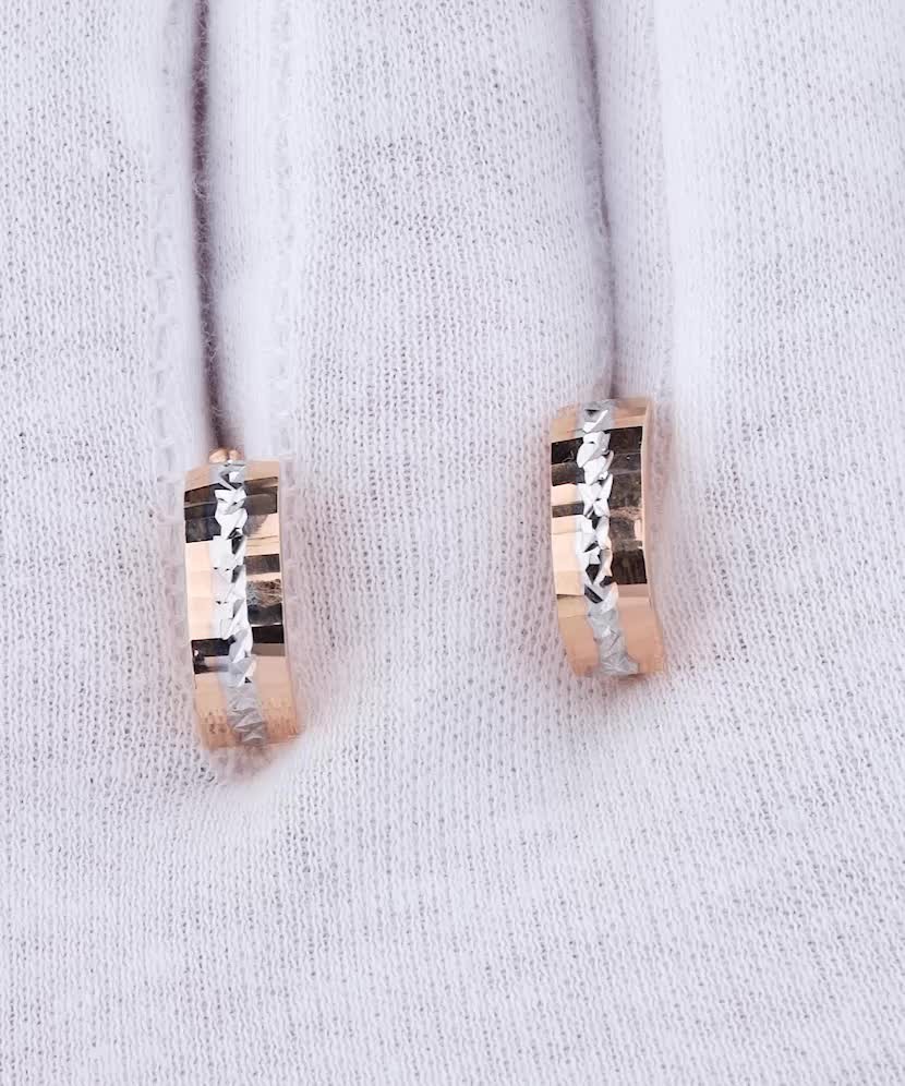 Золотые серьги