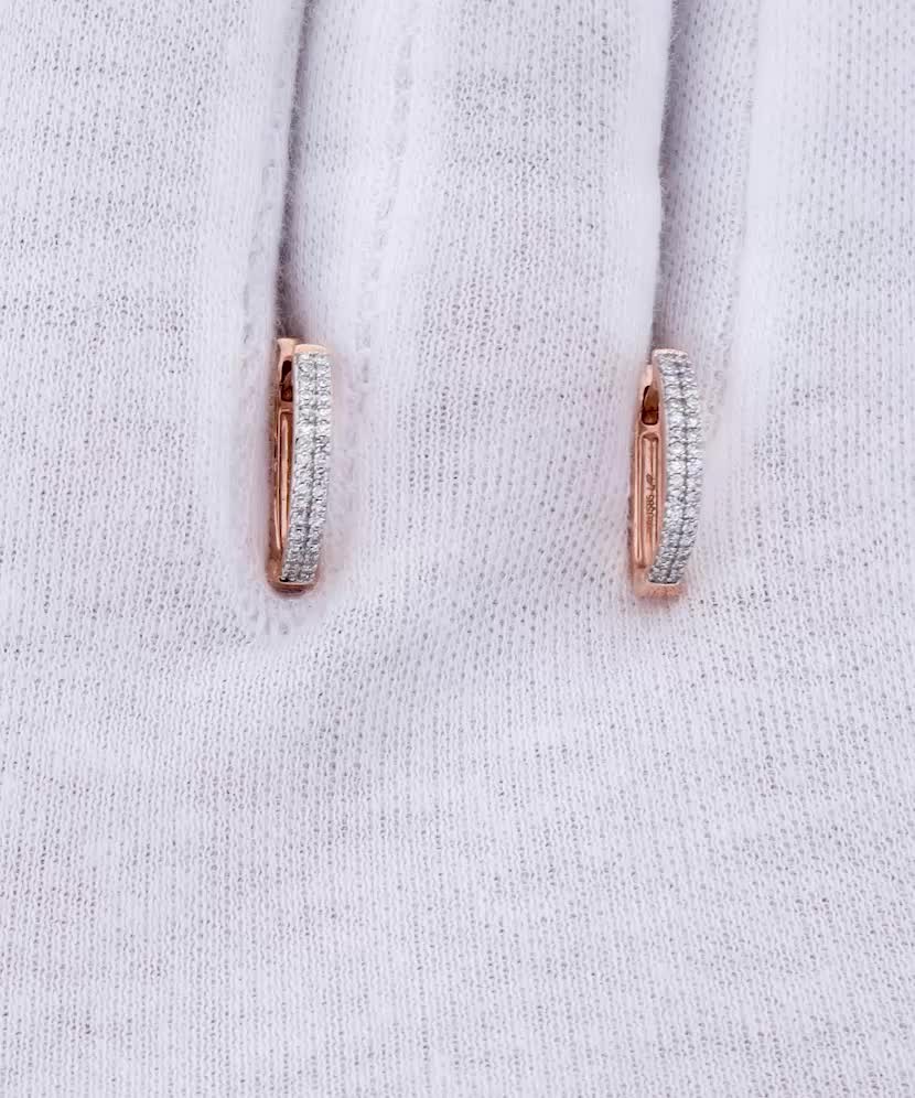 Золотые серьги с бриллиантами