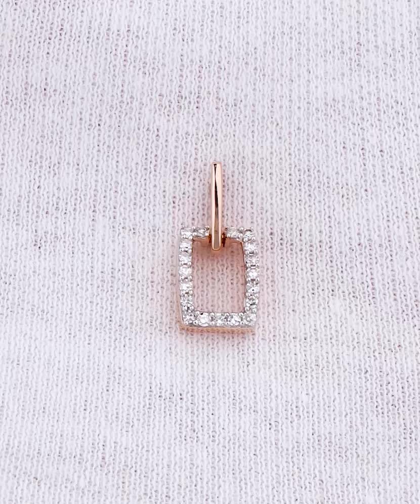 Золотой подвеска с бриллиантами