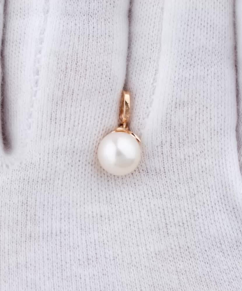 Kuldripats teemantidega ja pärlitega