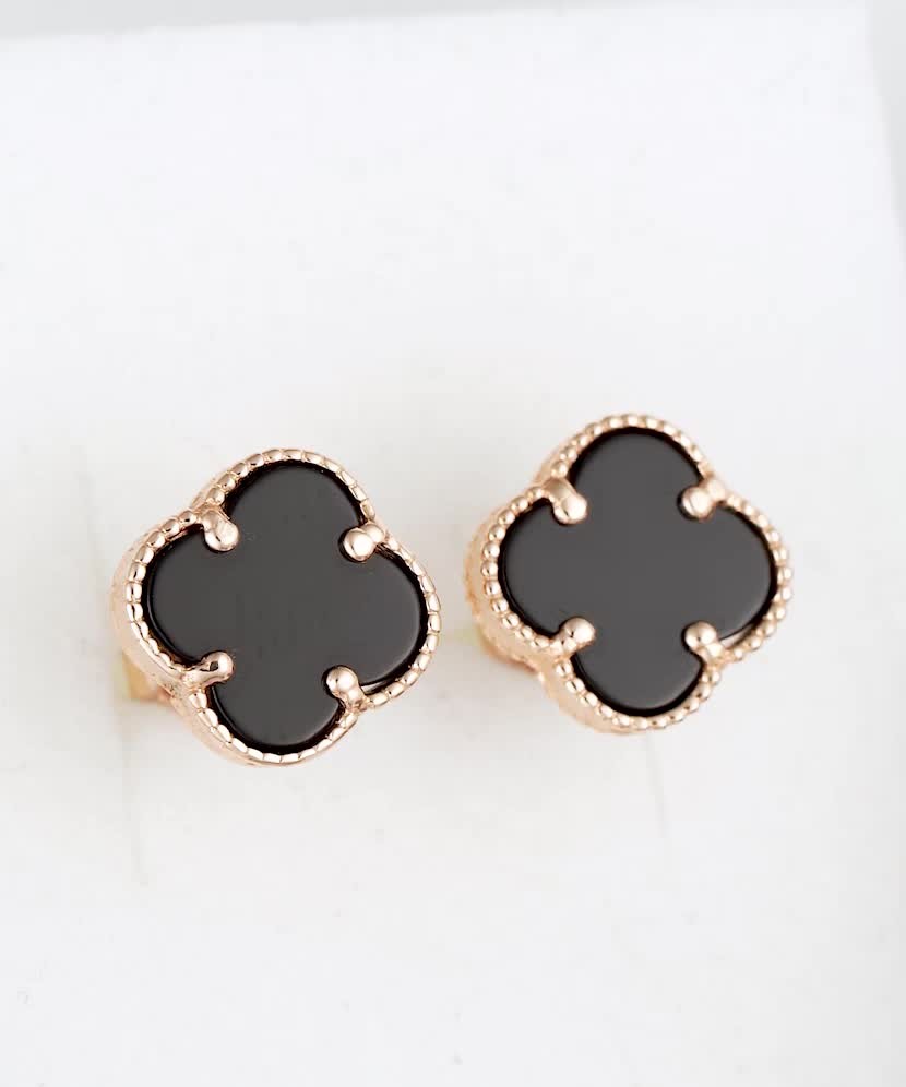 Kuldkõrvarõngad emailiga12mm