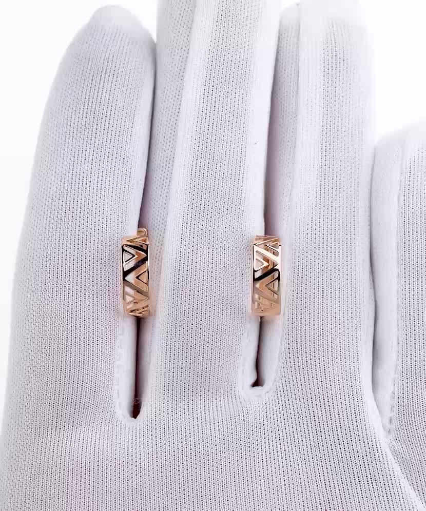 Золотые серьги