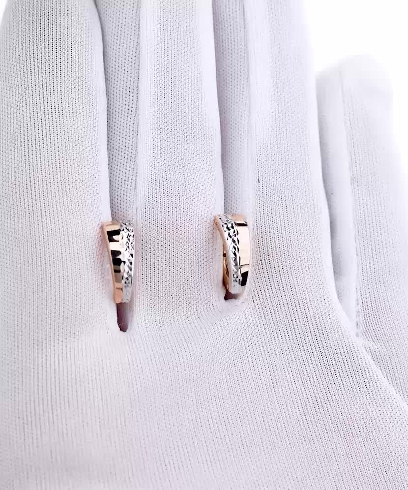 Золотые серьги