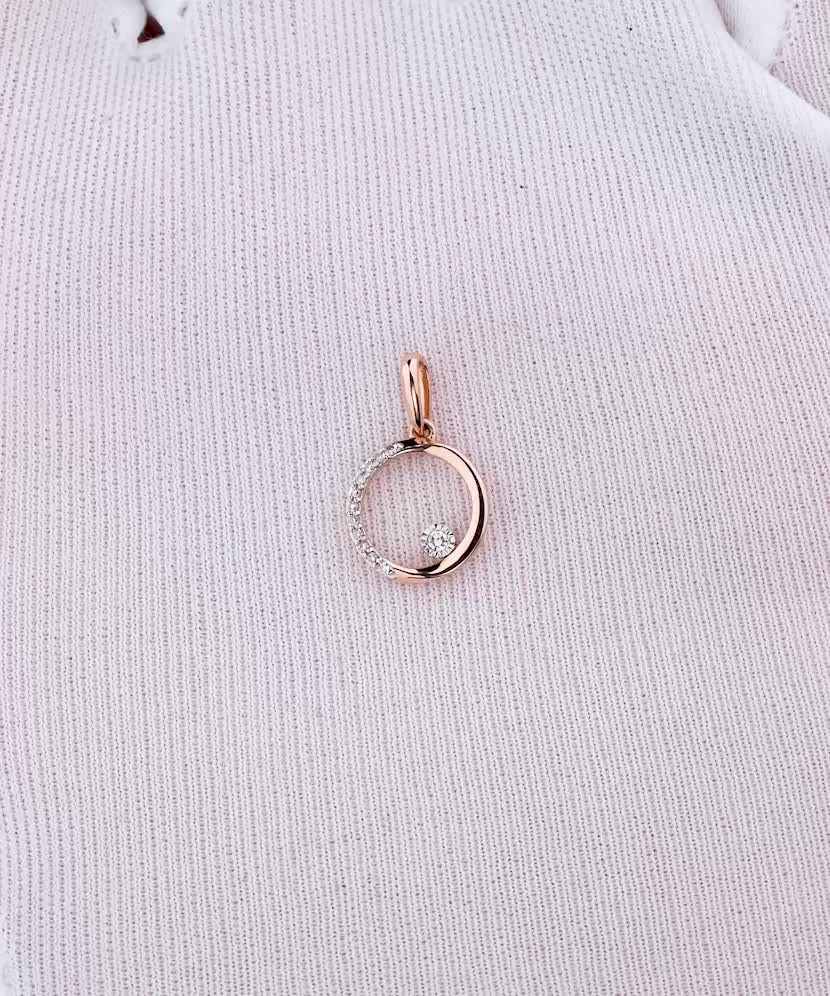 Золотой подвеска с бриллиантами