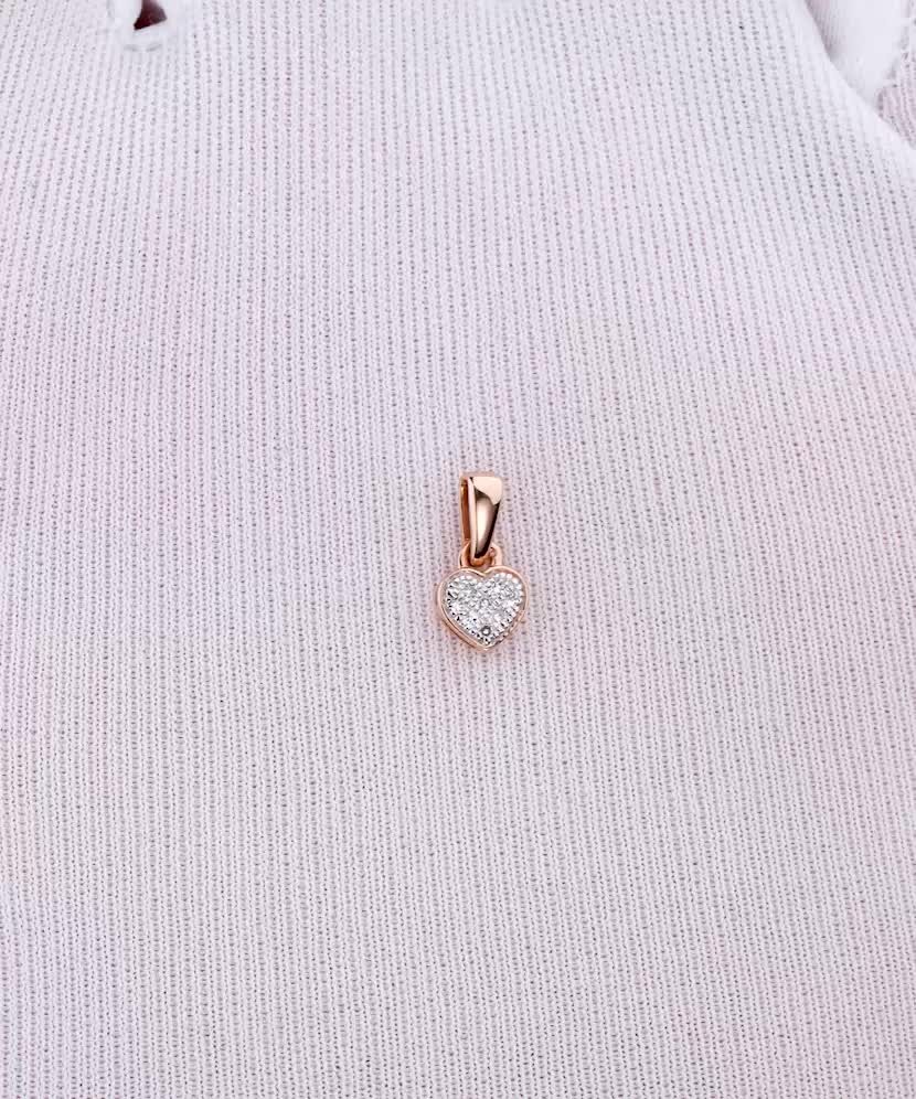 Kuldripats  briljantidega "südameke"